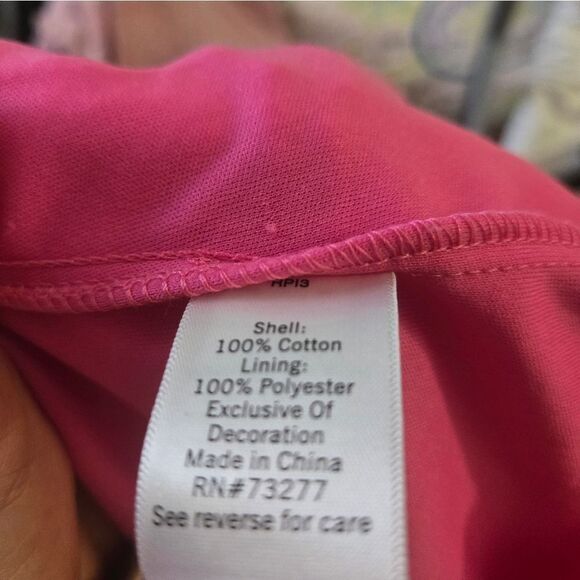 SO Pink Milkmaid Cottage Mini Dress - Picture 7 of 7